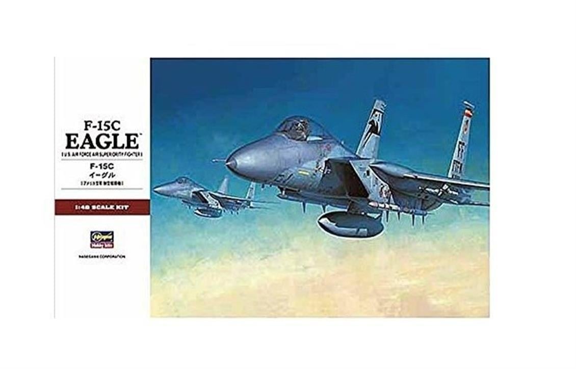Hasegawa PT49 7249 1/48 Ölçek, F-15C Eagle, Savaş Uçağı Plastik Model Kiti