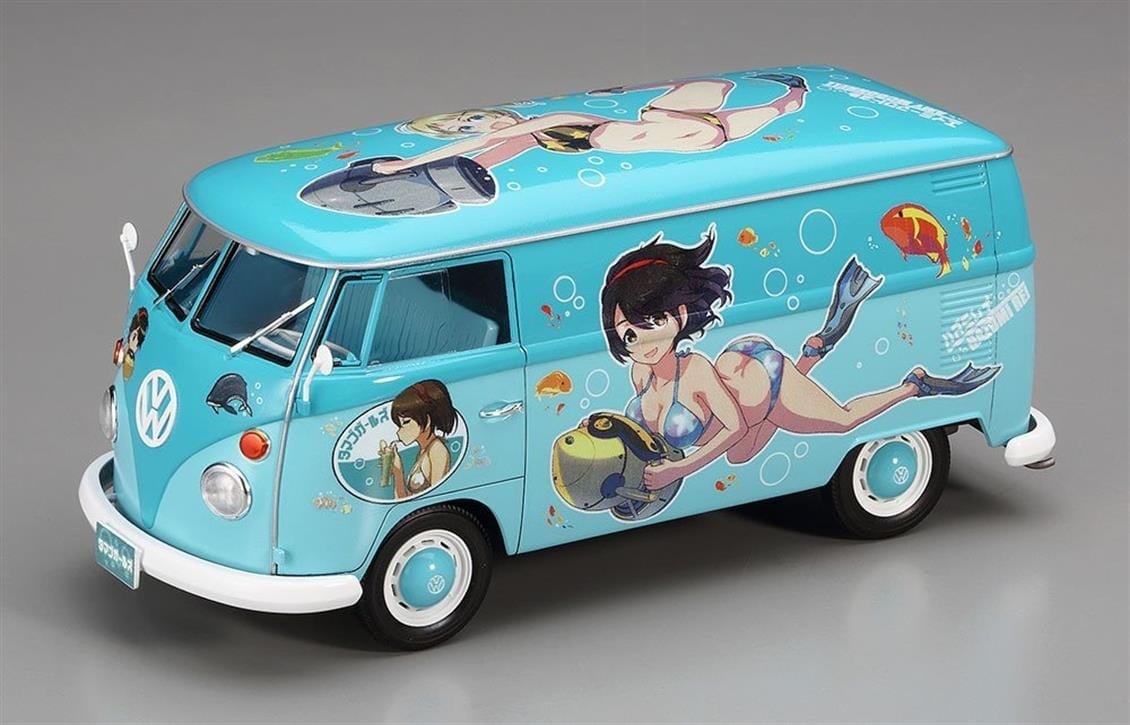 Hasegawa SP362 52162 1/24 Ölçek, Volkswagen Type 2 Delivery Van Plastik Model Kiti