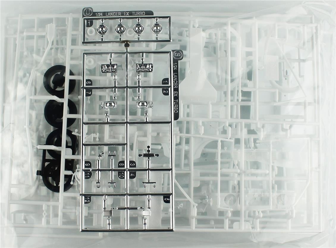 Hasegawa SP585 52745 1/24 Ölçek, Mitsubishi Lancer EX 2000 Turbo (1982 1000 Lakes Rally Detail Up Version) Yarış Aracı Plastik