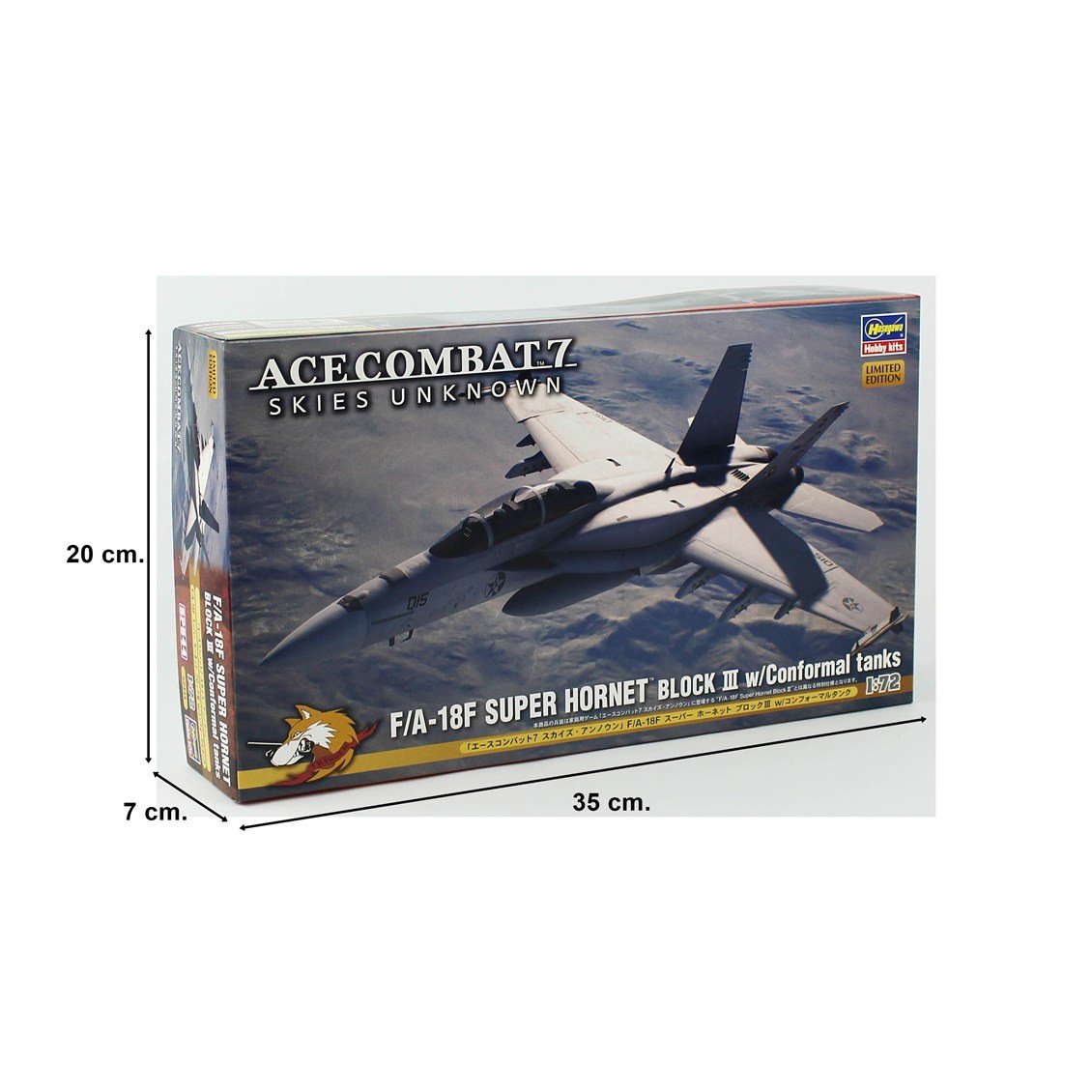 Hasegawa SP644 52444 1/72 Ölçek, F/A-18F Super Hornet Block III, Ace Combat Serisi, Bilim Kurgu Plastik Model Kiti