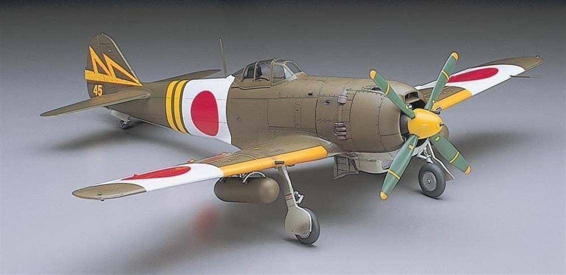 Hasegawa ST24 8074 1/32 Ölçek, Nakajima Ki84 Type 4 Hayate (Frank), Savaş Uçağı Plastik Model Kiti