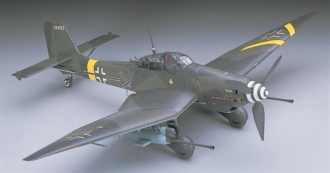 Hasegawa ST25 8075 1/32 Ölçek, Junkers Ju87G Stuka (Kanonenvogel), Savaş Uçağı Plastik Model Kiti