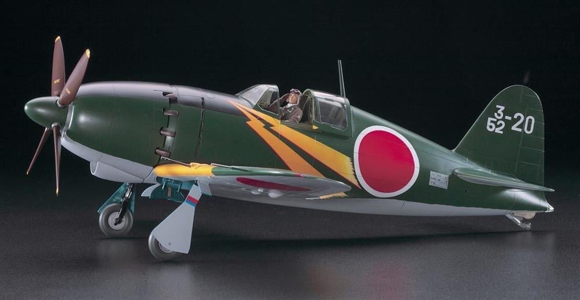 Hasegawa ST32 8882 1/32 Ölçek, Mitsubishi J2M3 Raiden (Jack) Type 21, Savaş Uçağı Plastik Model Kiti