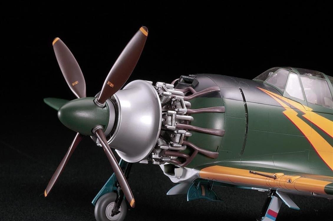 Hasegawa ST32 8882 1/32 Ölçek, Mitsubishi J2M3 Raiden (Jack) Type 21, Savaş Uçağı Plastik Model Kiti