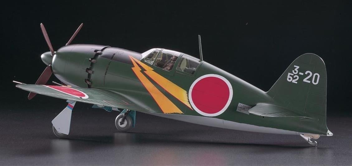 Hasegawa ST32 8882 1/32 Ölçek, Mitsubishi J2M3 Raiden (Jack) Type 21, Savaş Uçağı Plastik Model Kiti