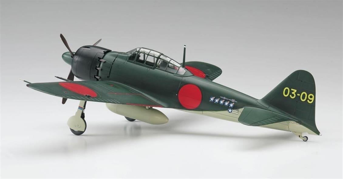Hasegawa ST34 8884 1/32 Ölçek, Mitsubishi A6M5c Zero (Zeke) Type 52, Savaş Uçağı Plastik Model Kiti