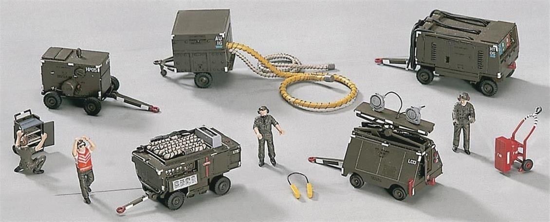 Hasegawa X72-6 35006 1/72 Ölçek, US, Savaş Uçağı Yer Ekipmanları, Plastik Model Kiti