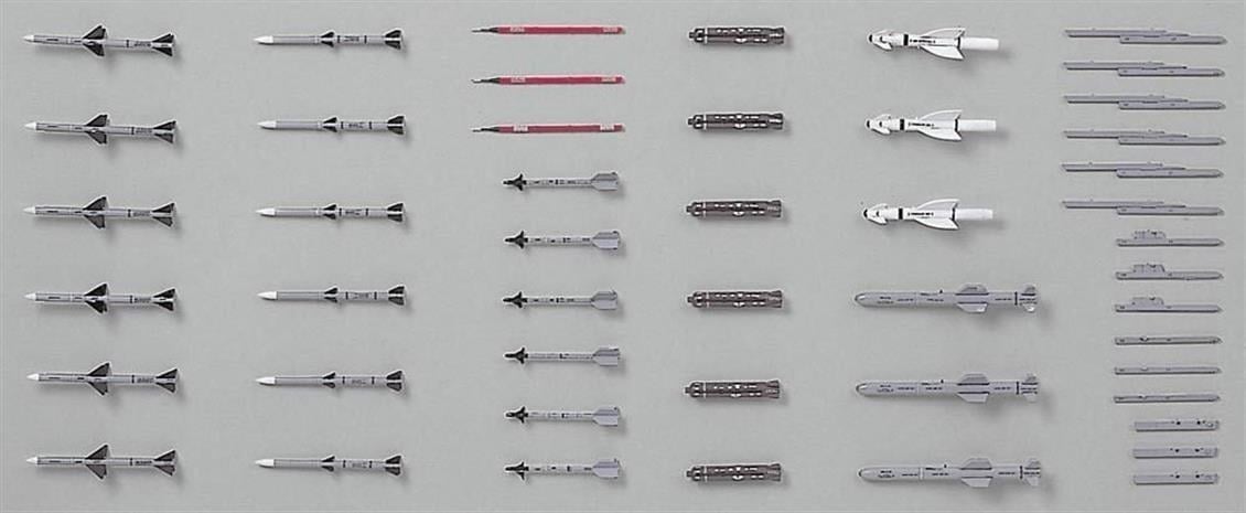 Hasegawa X72-9 35009 1/72 Ölçek, Savaş Uçağı Silahları-V, Plastik Model Kiti