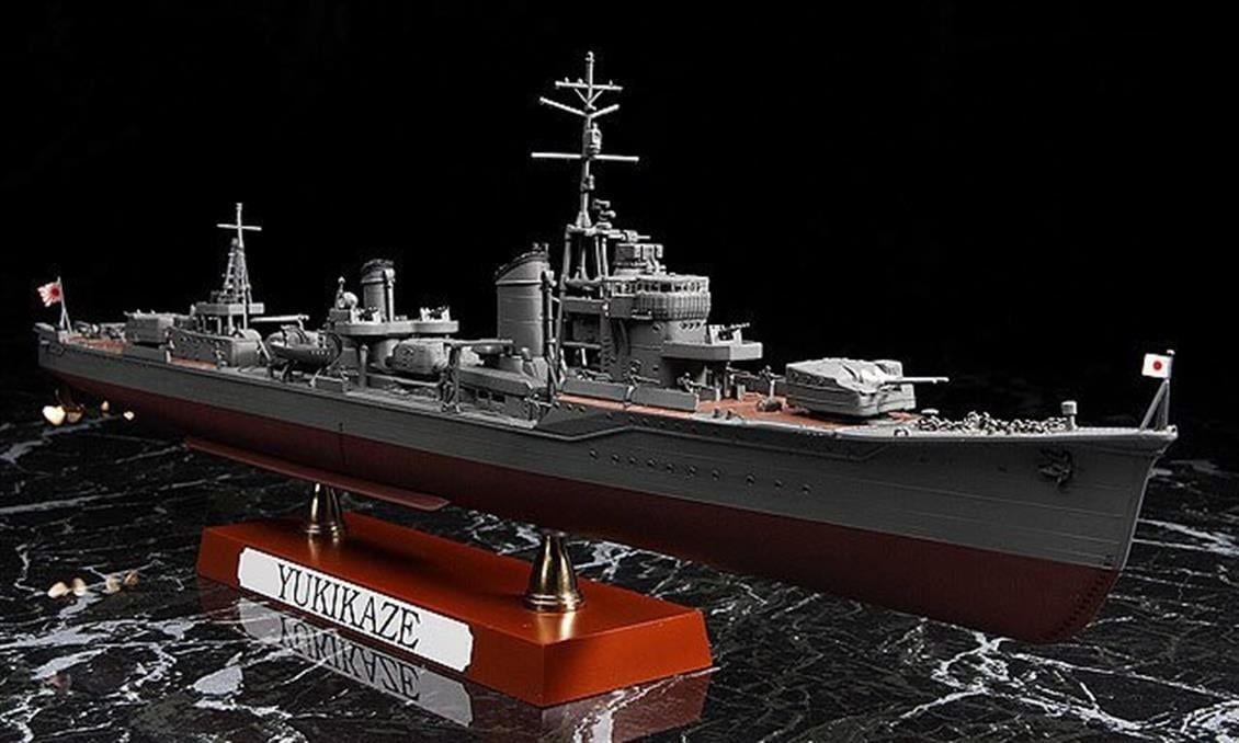 Hasegawa Z22 40022 1/350 Ölçek, IJN Koh Yukikaze (Operation Ten-Ichi-Go 1945) Destroyer, Savaş Gemisi Plastik Model Kiti