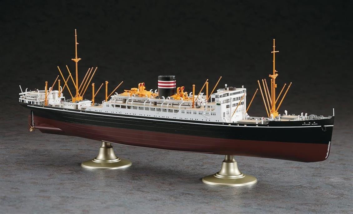 Hasegawa Z28 40028 1/350 Ölçek, NYK Hikawamaru Yolcu Gemisi, Plastik Model Kiti