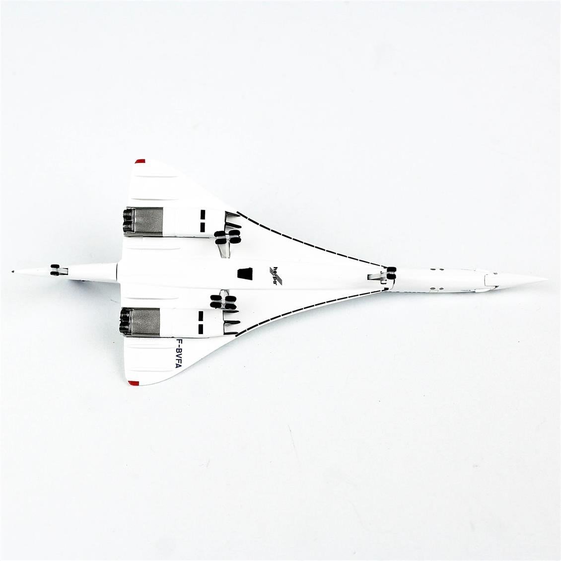 Herpa 532839-002 1/87 Ölçek, Air France Concorde, Metal, Sergilemeye Hazır Model Yolcu Uçağı