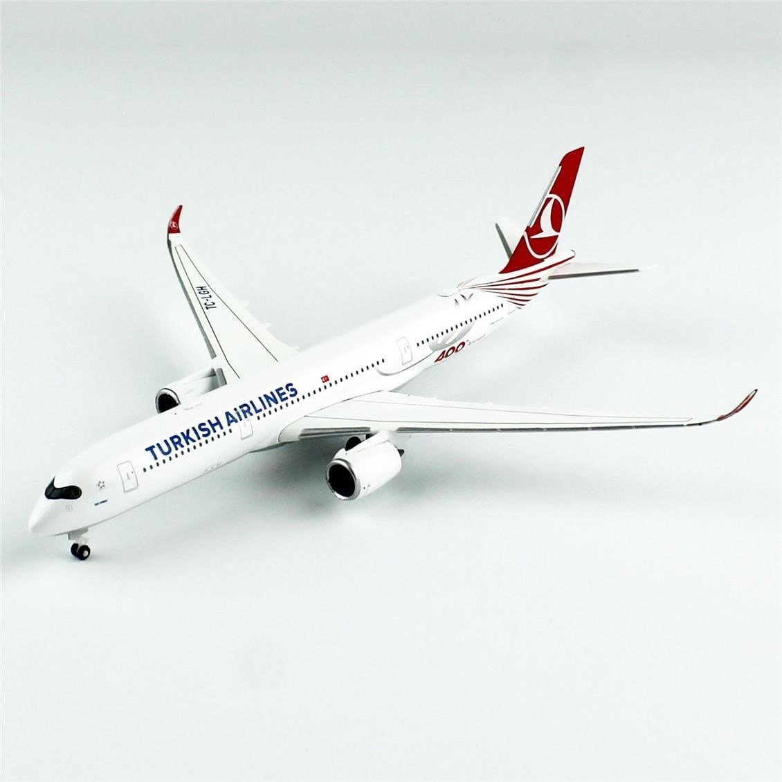 Herpa 537230 1/500 Ölçek, THY Airbus A350-900 (400th Aircraft)- TC-LGH (Tek Yürek), Metal, Sergilemeye Hazır Model Araç