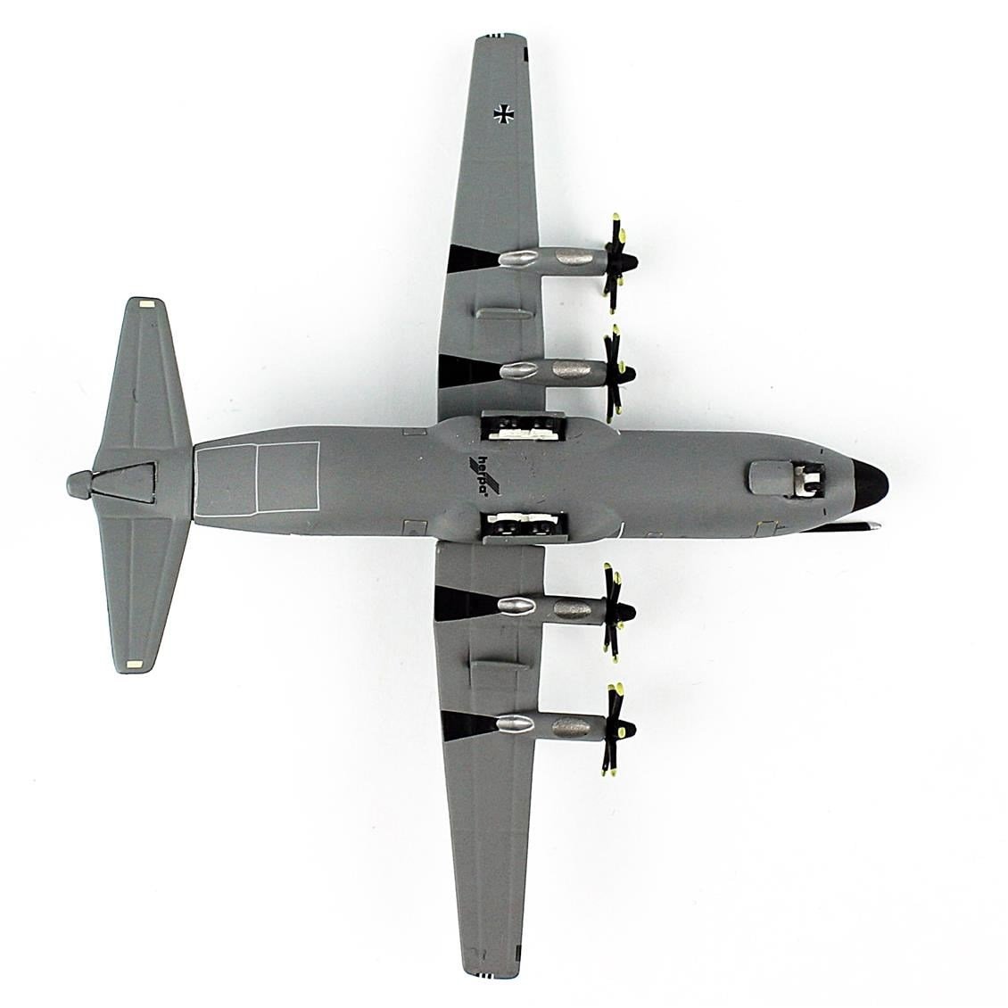 Herpa 537438 1/500 Ölçek, Luftwaffe C-130J-30 Super Hercules, Metal, Sergilemeye Hazır Model Askeri Uçak