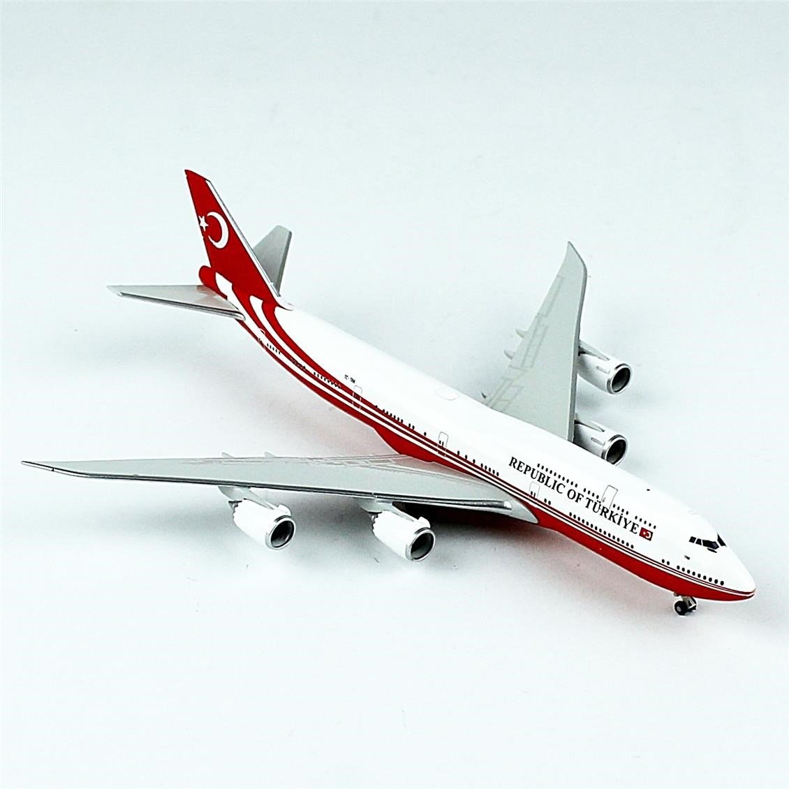 Herpa 537520 1/500 Ölçek, Türkiye Cumhuriyeti, Boeing 747-8 BBJ, Metal, Sergilemeye Hazır Model Yolcu Uçağı