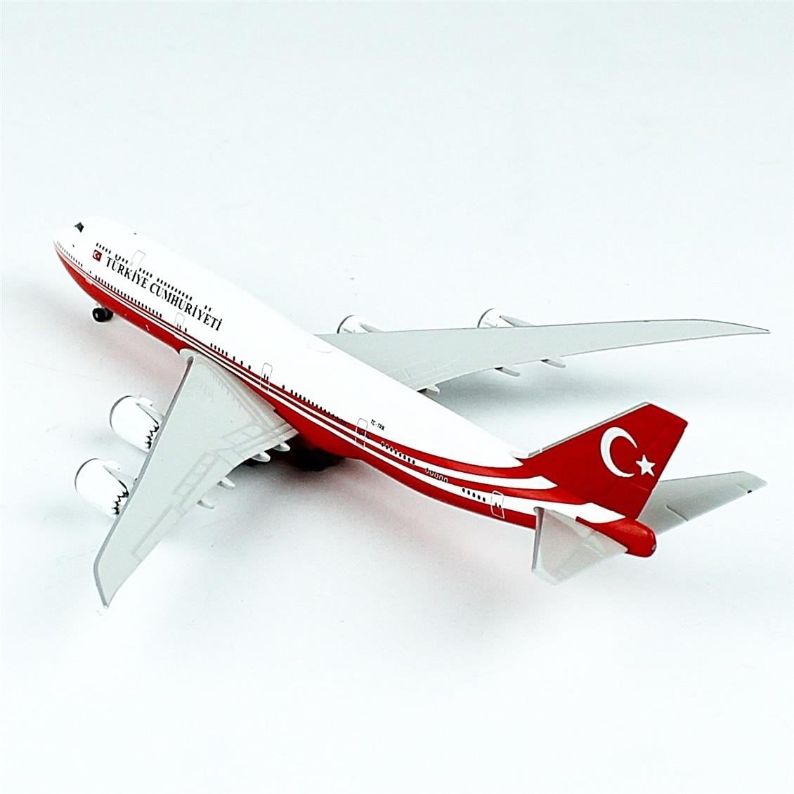 Herpa 537520 1/500 Ölçek, Türkiye Cumhuriyeti, Boeing 747-8 BBJ, Metal, Sergilemeye Hazır Model Yolcu Uçağı