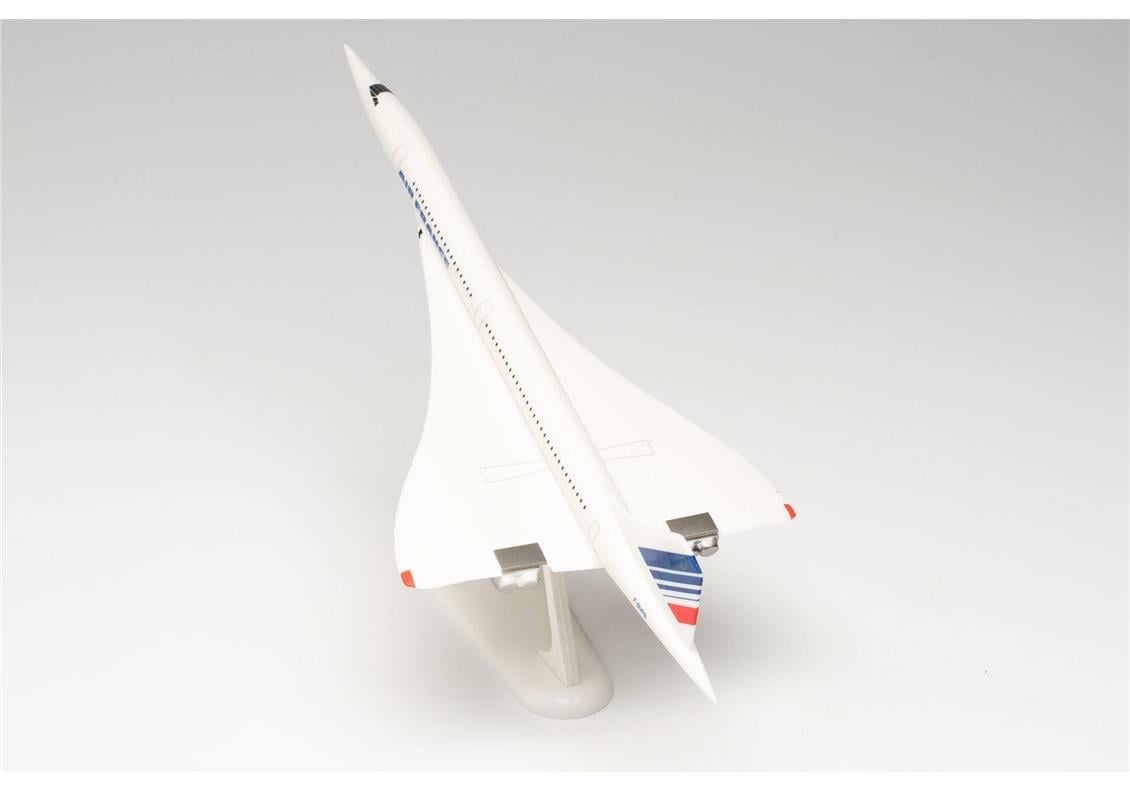 Herpa 605816-001 1/250 Ölçek, Air France Concorde - F-BVFB, Snapfit, Sergilemeye Hazır Model Yolcu Uçağı