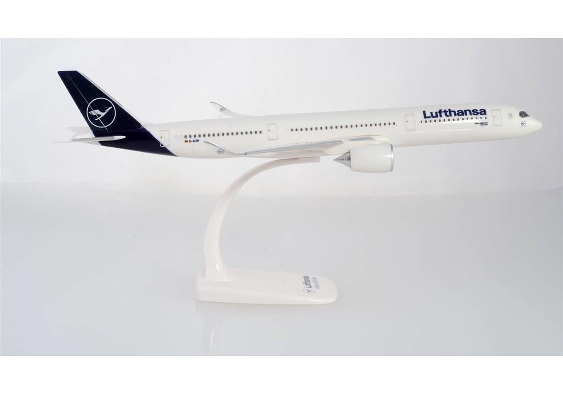 Herpa 612258 1/200 Ölçek, Lufthansa Airbus A350-900F, Snapfit, Sergilemeye Hazır Model Yolcu Uçağı
