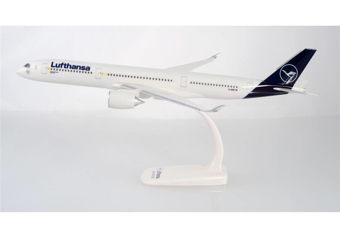 Herpa 612258 1/200 Ölçek, Lufthansa Airbus A350-900F, Snapfit, Sergilemeye Hazır Model Yolcu Uçağı