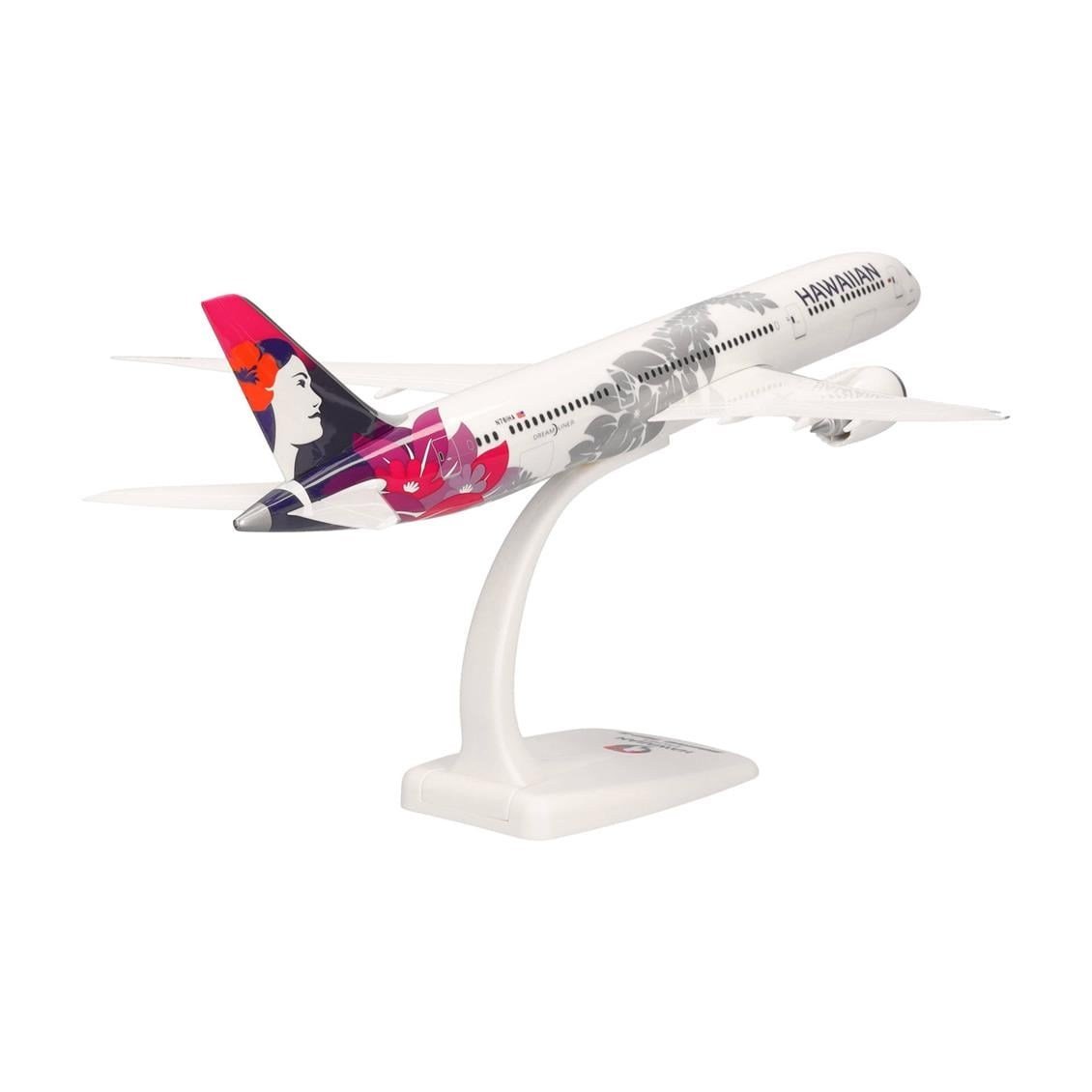 Herpa 614405 1/200 Ölçek, Hawaiian Havayolları Boeing 787-9 Dreamliner (Kapuahi) N781HA, Snapfit, Plastik, Standlı, Sergilemeye