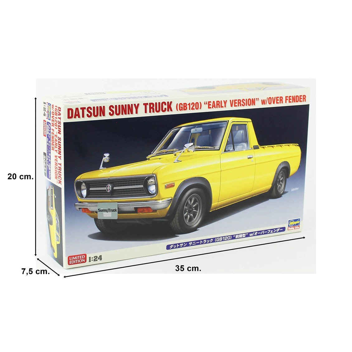 HHasegawa 20641 1/24 Ölçek, Datsun Sunny Truck (GB120), Erken Dönem, Kamyonet Plastik Model Kiti