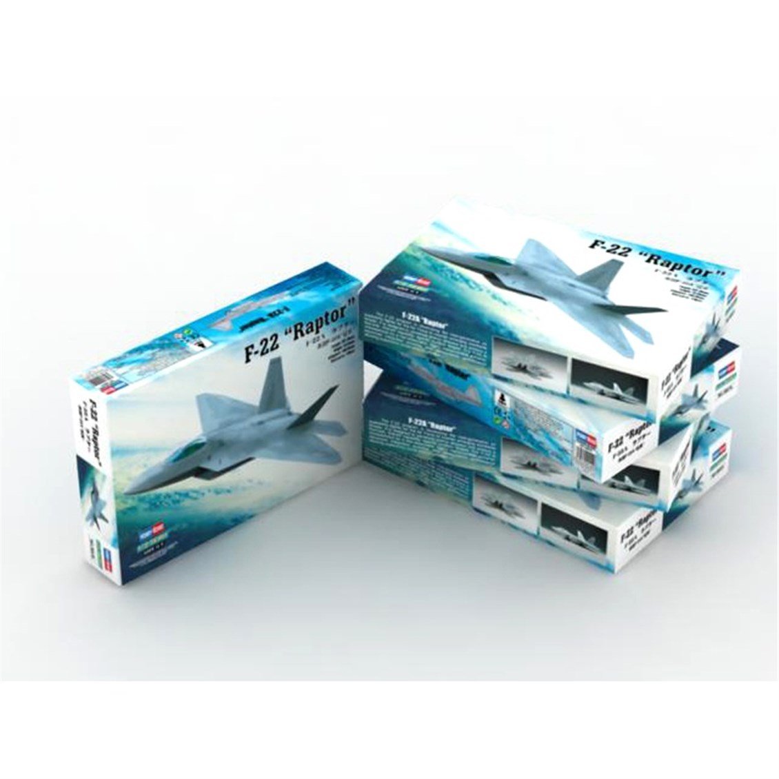 Hobbyboss 80210 1/72 Ölçek, F-22A (Raptor), Savaş Uçağı Plastik Model Kiti