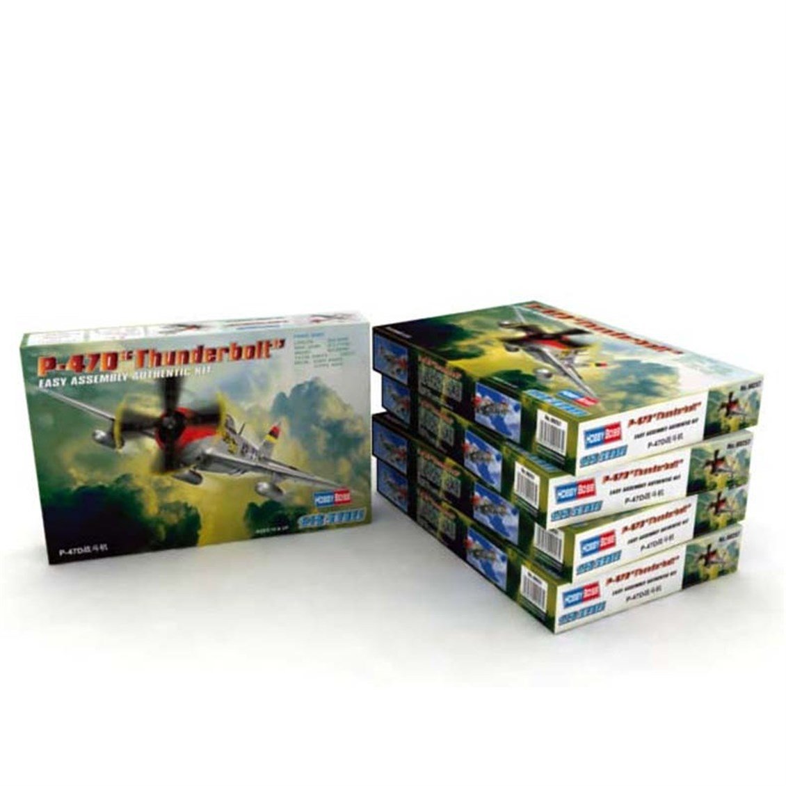 Hobbyboss 80257 1/72 Ölçek, P-47D (Thunderbolt), Savaş Uçağı Plastik Model Kiti