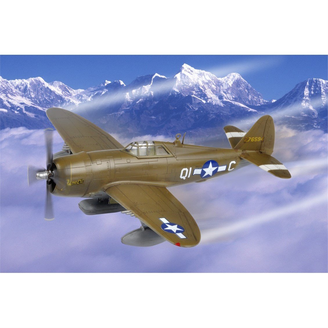 Hobbyboss 80283 1/72 Ölçek, P-47D Thunderbolt Razorback, Savaş Uçağı Plastik Model Kiti
