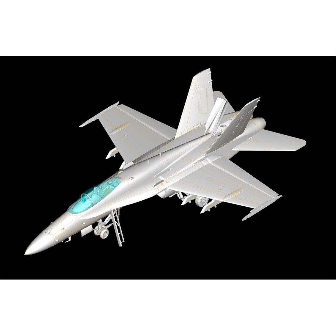 Hobbyboss 80320 1/48 Ölçek, F/A-18A (HORNET) Savaş Uçağı Plastik Model Kiti