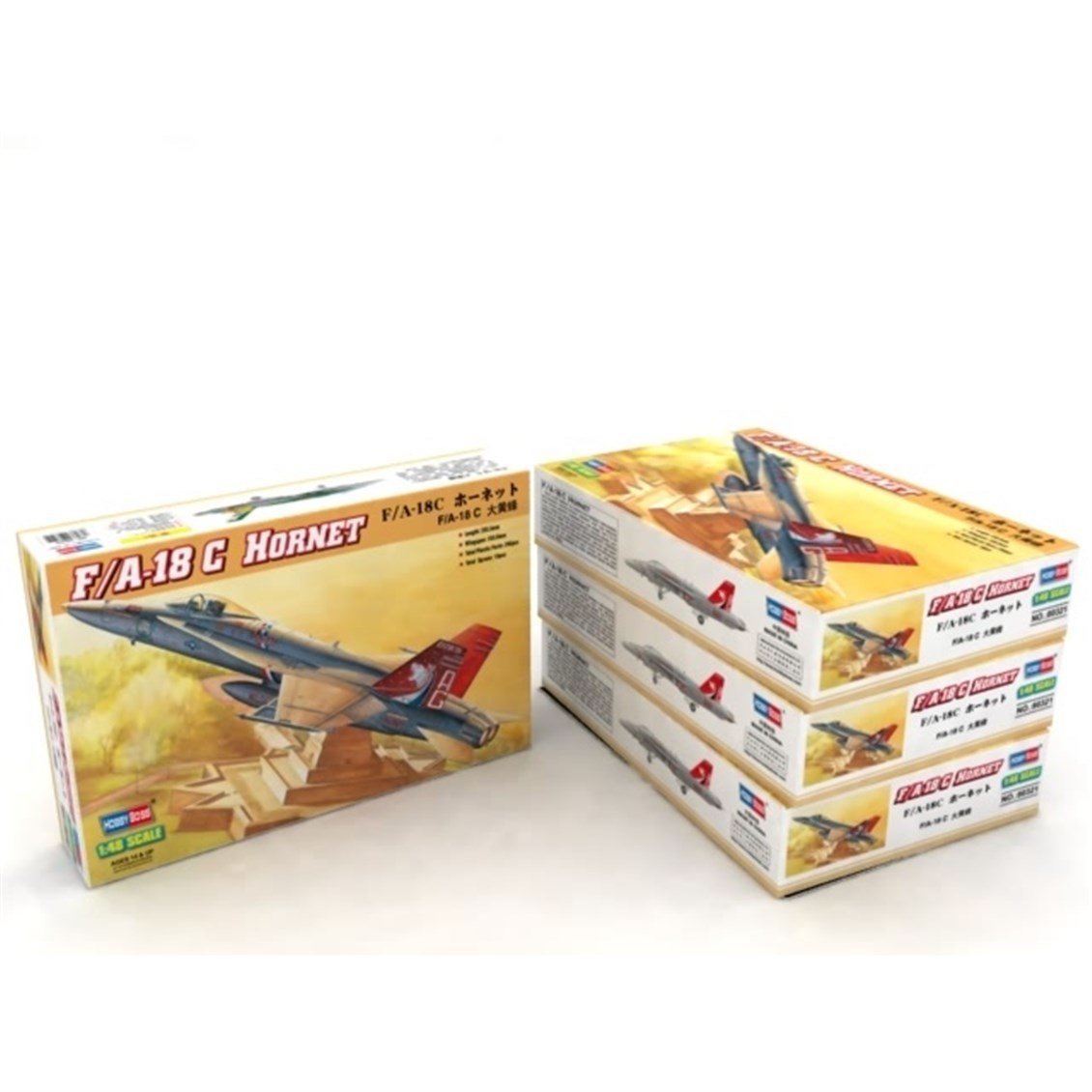 Hobbyboss 80321 1/48 Ölçek, F/A-18C (HORNET) Savaş Uçağı Plastik Model Kiti