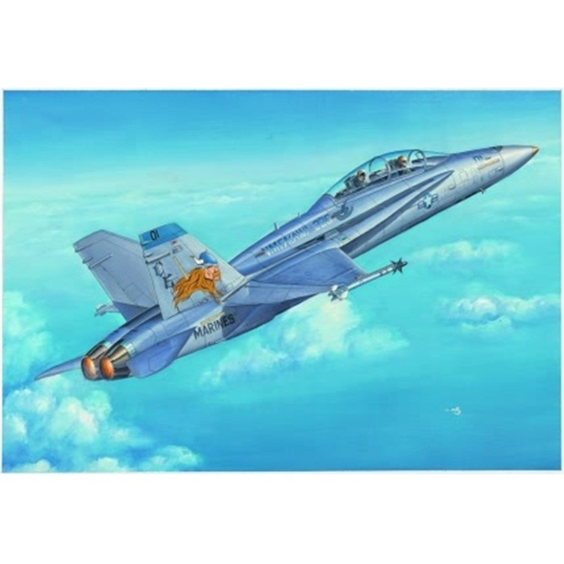 Hobbyboss 80322 1/48 Ölçek, F/A-18D (HORNET) Savaş Uçağı Plastik Model Kiti