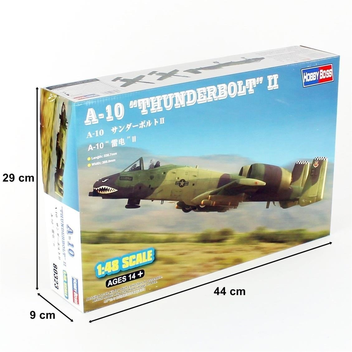 HobbyBoss 80323 1/48 Ölçek, A-10A (Thunderbolt) II, Savaş Uçağı, Plastik Model Kiti
