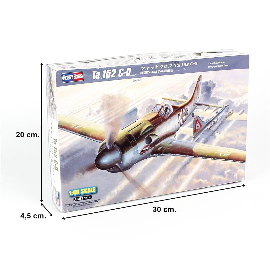 HobbyBoss 81701 1/48 Ölçek, Ta 152 C-0, Savaş Uçağı, Plastik Model Kiti