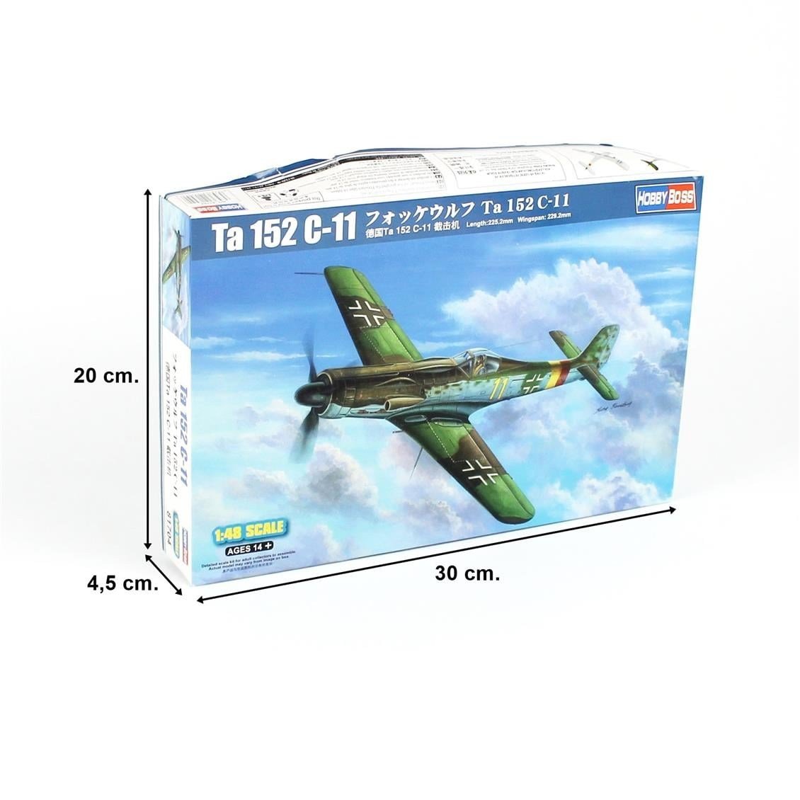 HobbyBoss 81704 1/48 Ölçek, Ta 152 C-11, Savaş Uçağı, Plastik Model Kiti