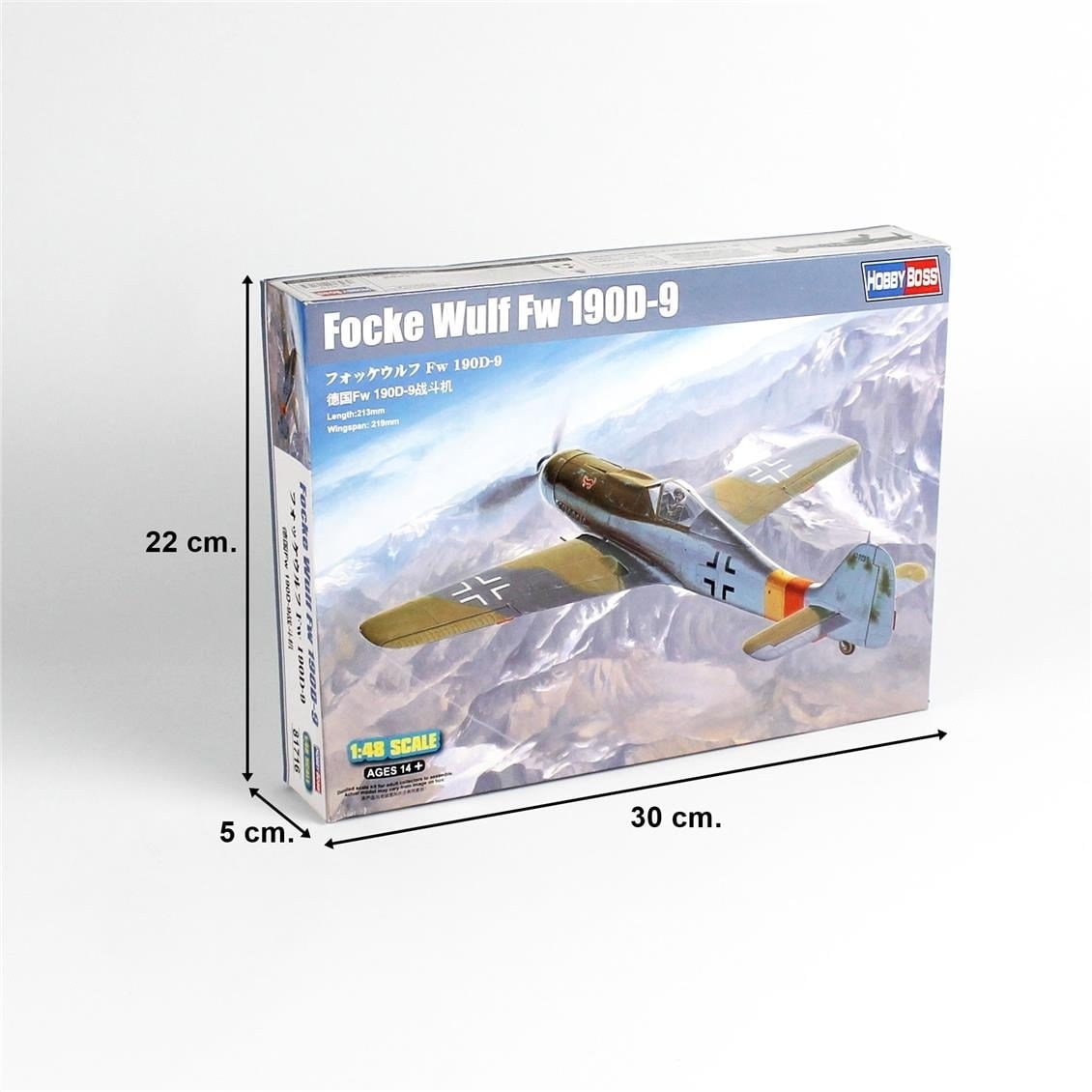 HobbyBoss 81716 1/48 Ölçek, Focke-Wulf FW190D-9, Savaş Uçağı , Plastik Model Kiti