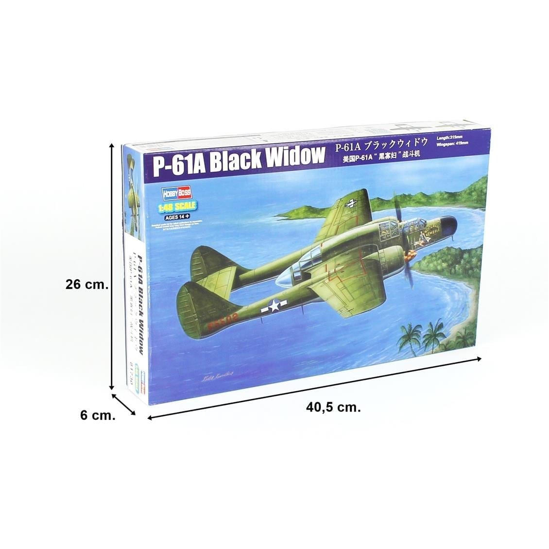 HobbyBoss 81730 1/48 Ölçek, P-61A Black Widow, Savaş Uçağı, Plastik Model Kiti