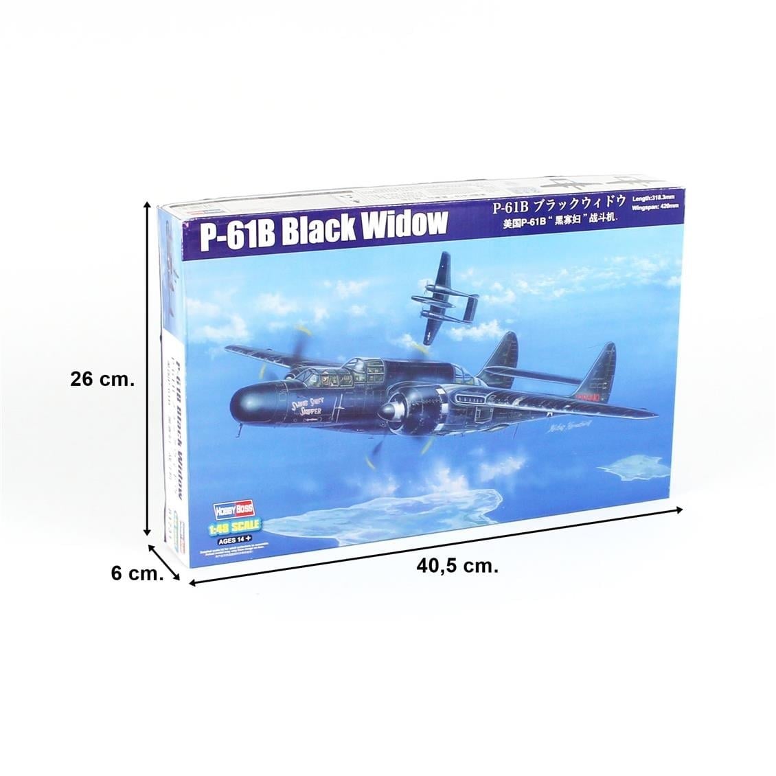 HobbyBoss 81731 1/48 Ölçek, P-61B Black Widow, Savaş Uçağı, Plastik Model Kiti