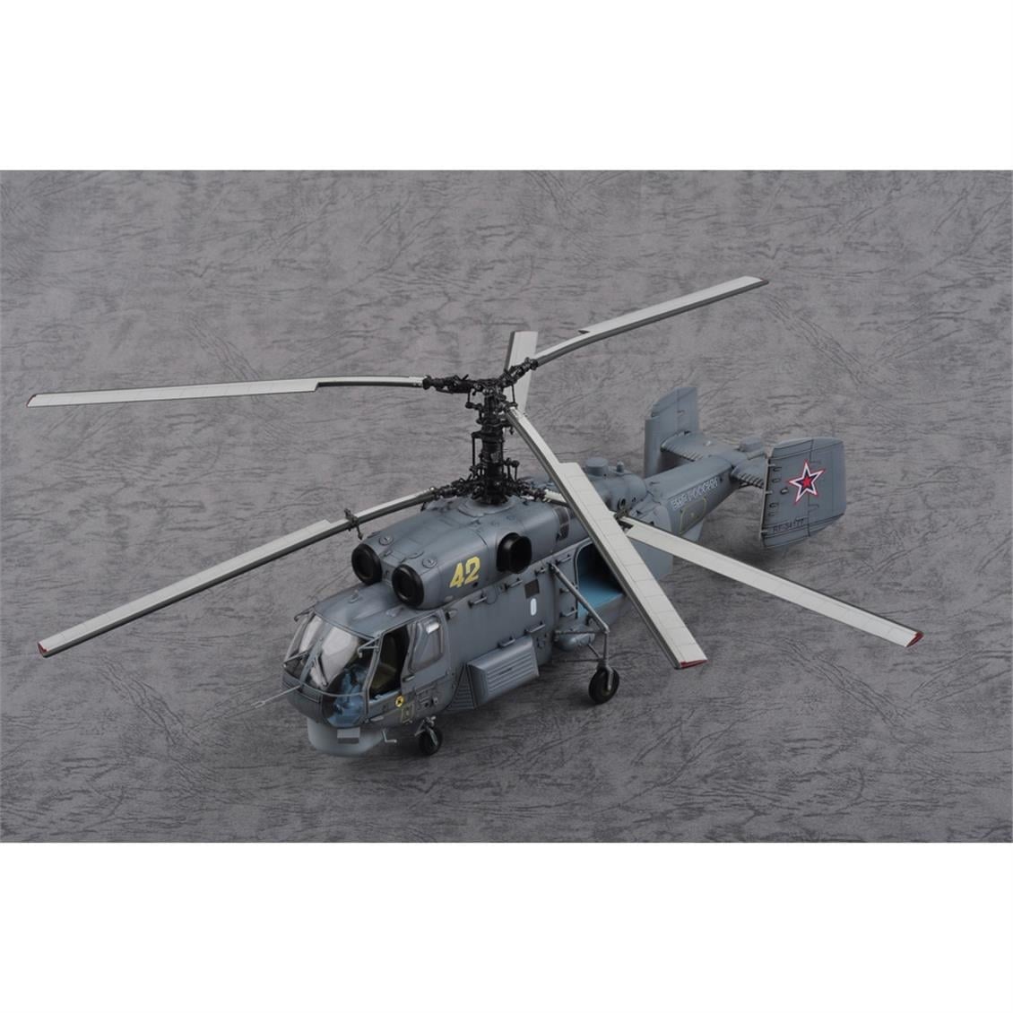 HobbyBoss 81739 1/48 Ölçek, Russian Ka-27 Helix, Askeri Helikopter, Plastik Model Kiti