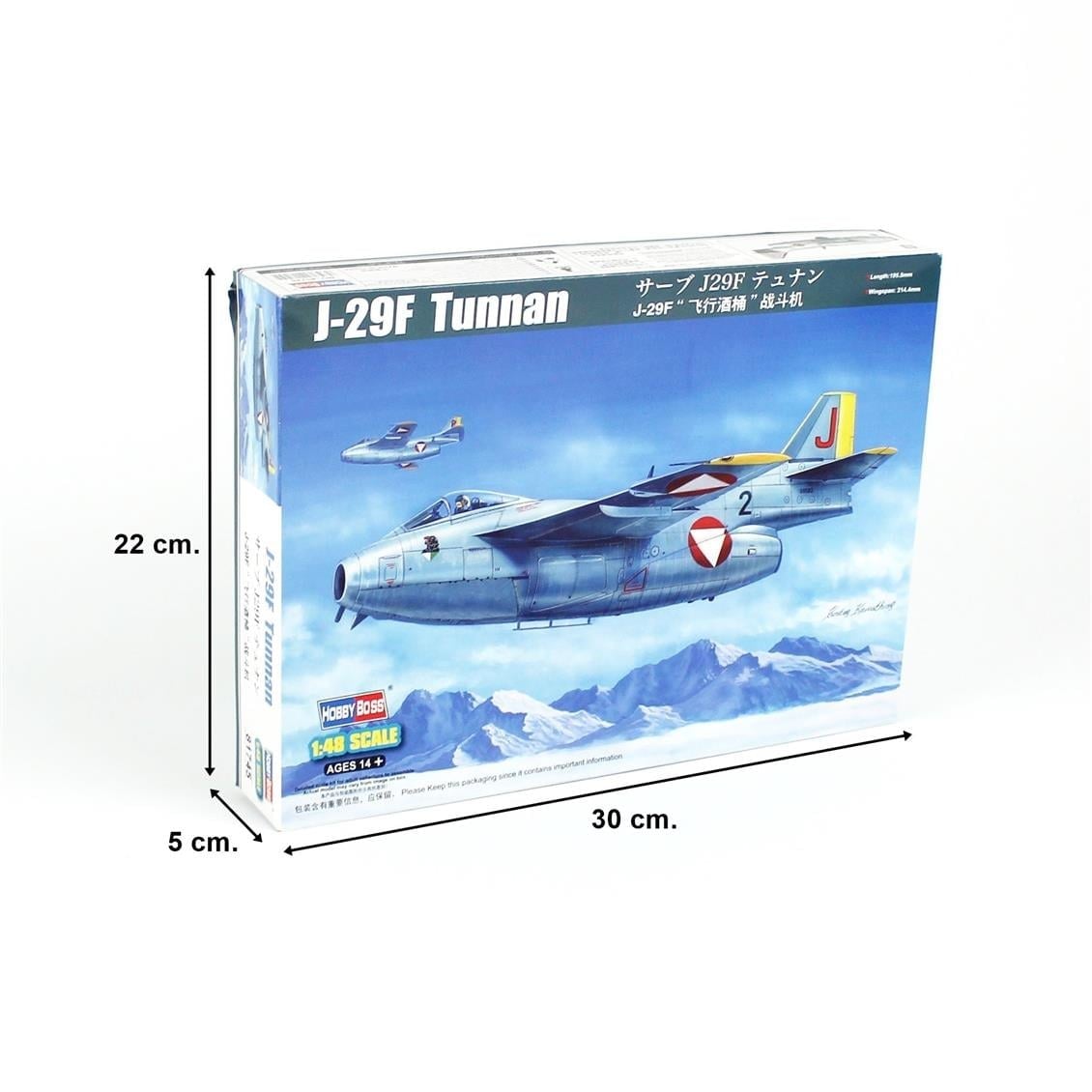 HobbyBoss 81745 1/48 Ölçek, J-29F  Tunnan, Savaş Uçağı, Plastik Model Kiti