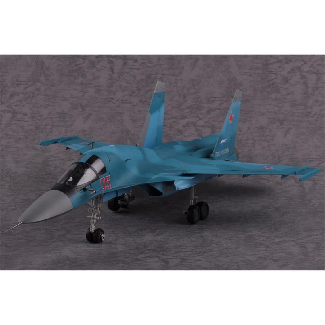 HobbyBoss 81756 1/48 Ölçek, Russian Su-34 Fullback, Fighter-Bomber Savaş Uçağı, Plastik Model Kiti