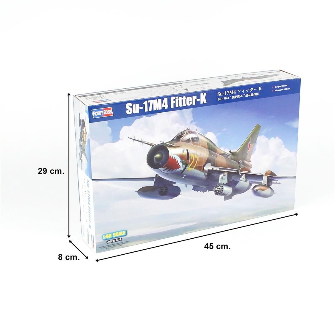 HobbyBoss 81758 1/48 Ölçek, Su-17M4 Fitter-K, Savaş Uçağı, Plastik Model Kiti