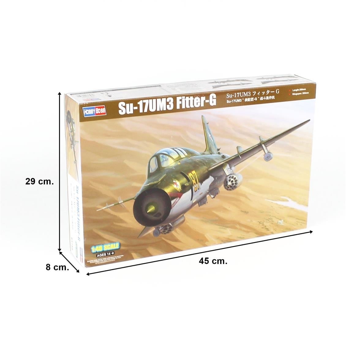 HobbyBoss 81759 1/48 Ölçek, Su-17UM3 Fitter-G, Savaş Uçağı, Plastik Model Kiti