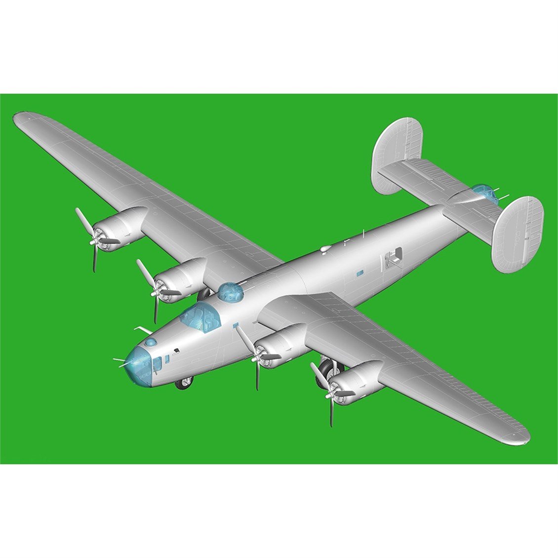 Hobbyboss 81775 1/48 Ölçek, US B-24D Liberator, Savaş Uçağı Plastik Model Kiti