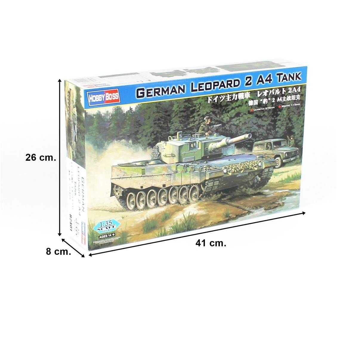 HobbyBoss 82401 1/35 Ölçek, German Leopard  2A4 Tank, Plastik Model Kiti
