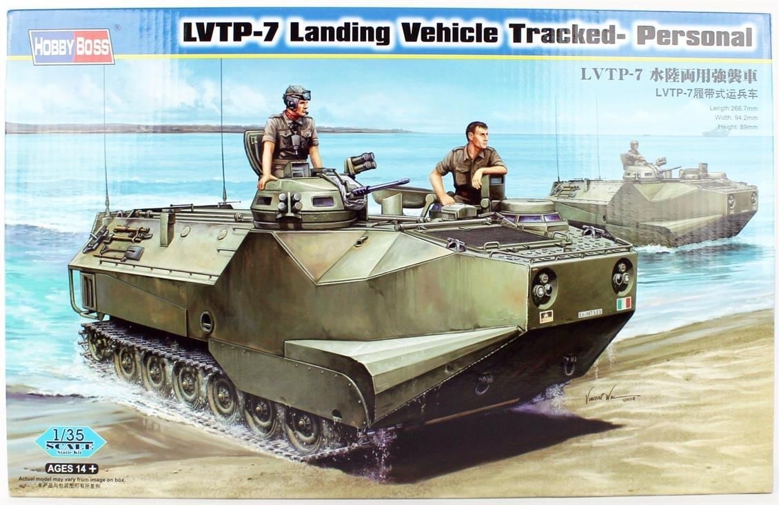 Hobbyboss 82409 1/35 Ölçek, LVTP-7 Amfibi Hücum Aracı, Plastik Model Kiti