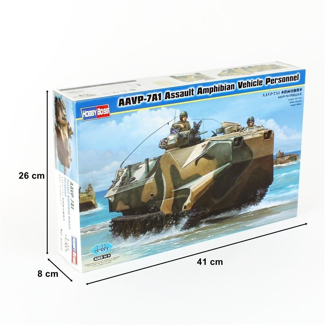 Hobbyboss 82410 1/35 Ölçek, AAVP-7A1 Amfibi Hücum Aracı, Plastik Model Kiti