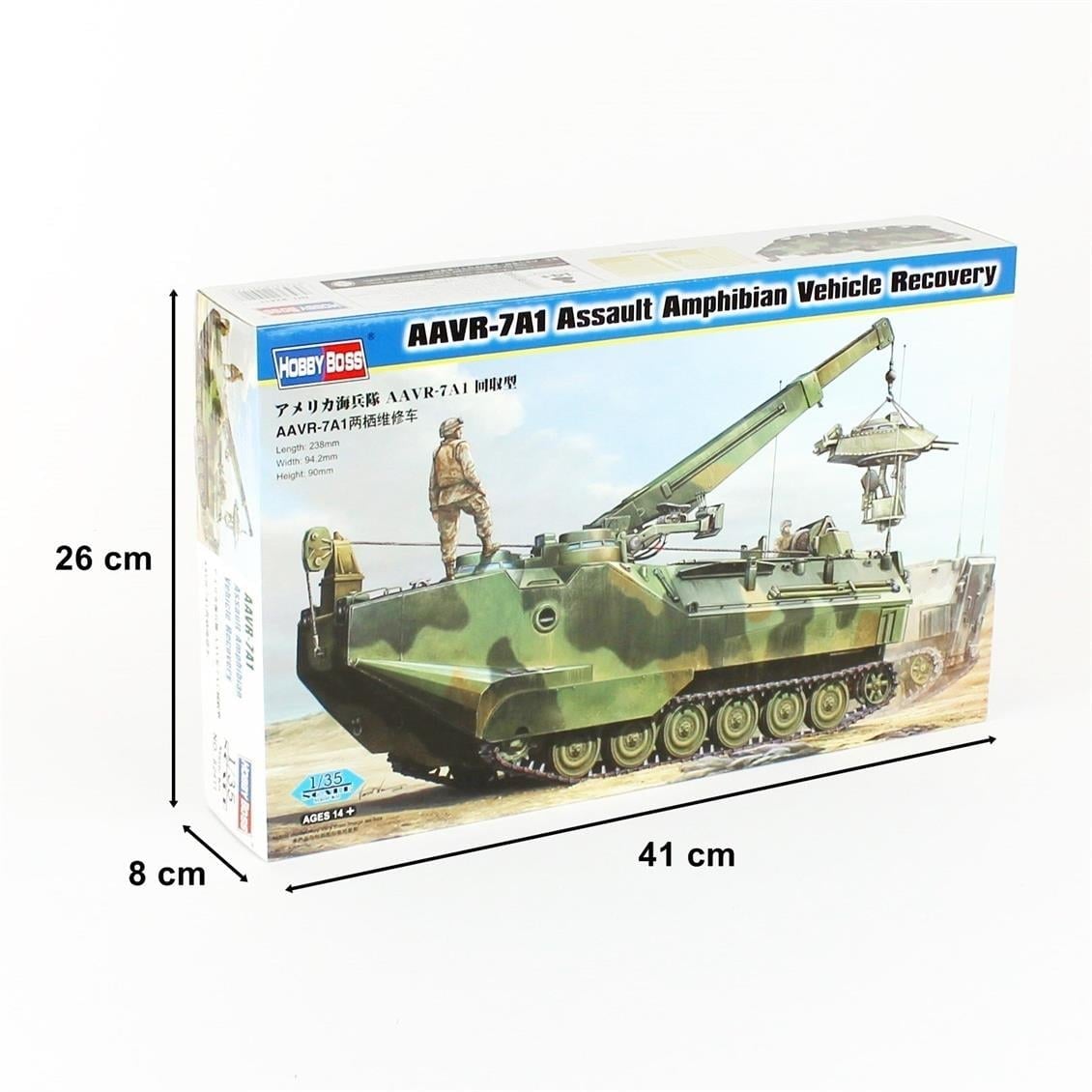 Hobbyboss 82411 1/35 Ölçek, AAVR-7A1 Amfibi Hücum Aracı, Plastik Model Kiti