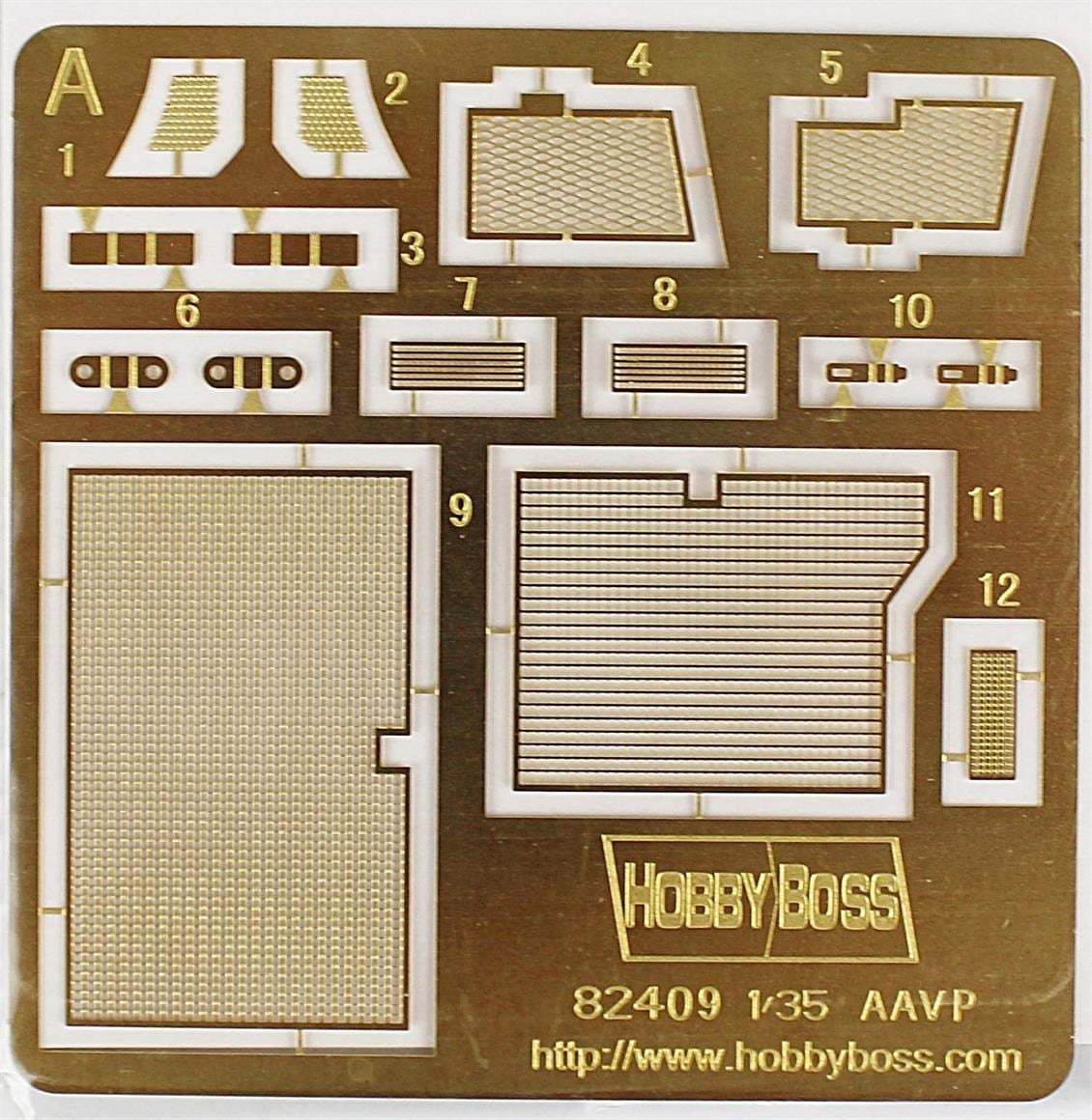 Hobbyboss 82412 1/35 Ölçek, AAVP-7A1 Amfibi Hücum Aracı, Plastik Model Kiti