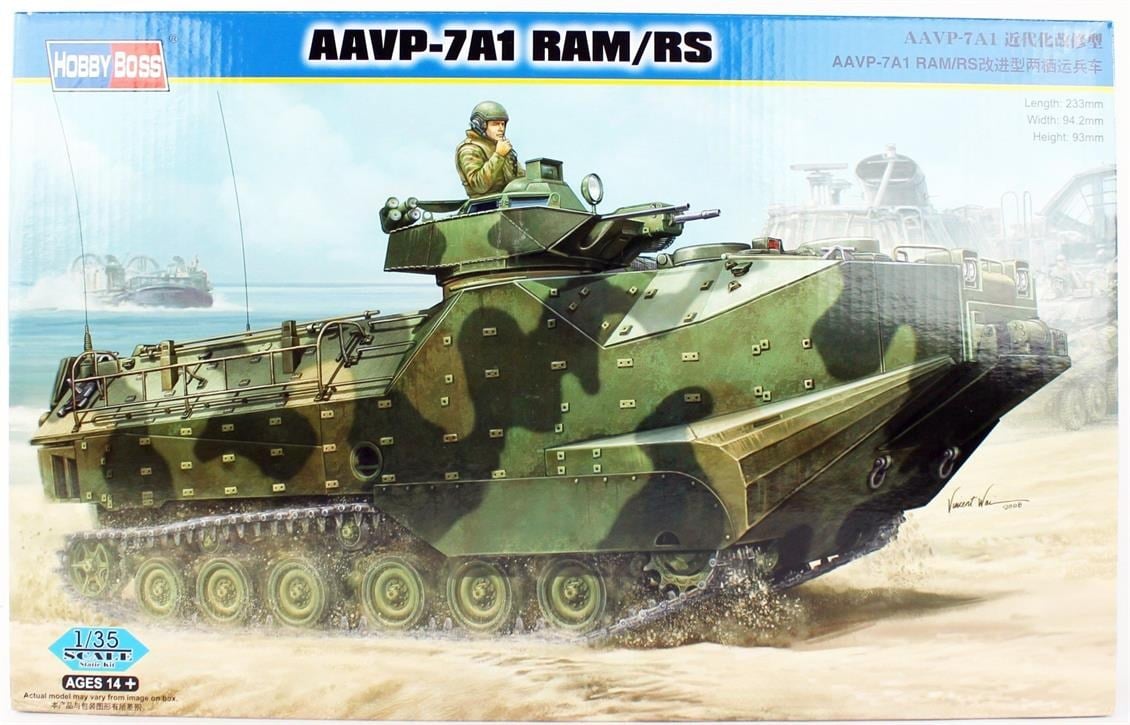 Hobbyboss 82415 1/35 Ölçek, AAVP-7A1 Amfibi Hücum Aracı, Plastik Model Kiti