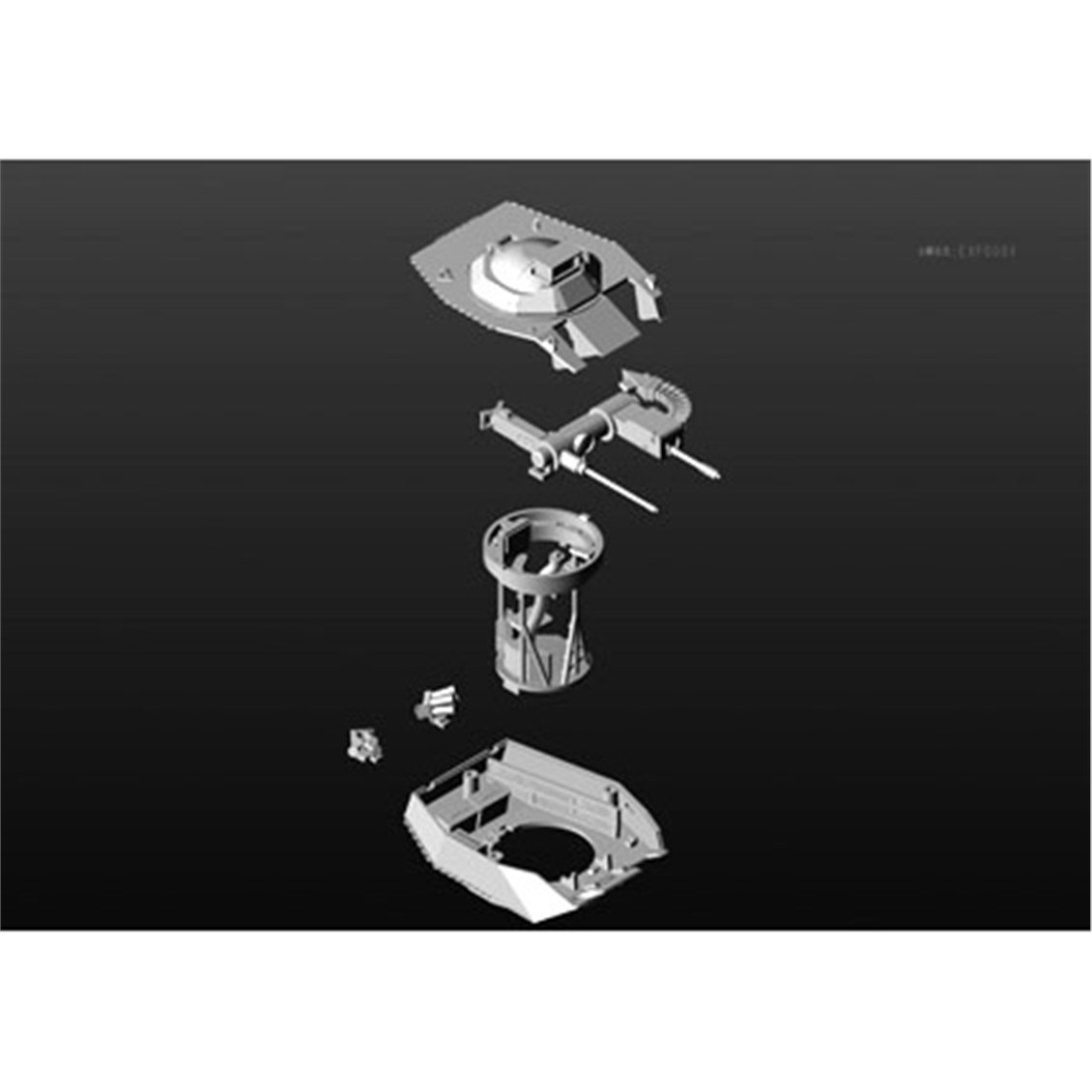 Hobbyboss 82416 1/35 Ölçek, AAVP-7A1 RAM/RS w/EAAK, Amfibi Hücum Aracı Plastik Model Kiti
