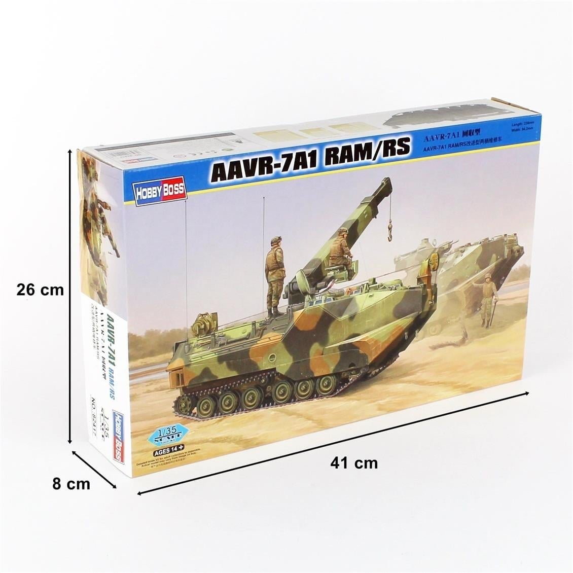 Hobbyboss 82417 1/35 Ölçek, AAVR-7A1 Amfibi Hücum Aracı, Plastik Model Kiti